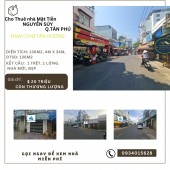 SỐC - Cho thuê nhà 2 mặt tiền ngay CHỢ Tân Hương 136m2, 20Triệu